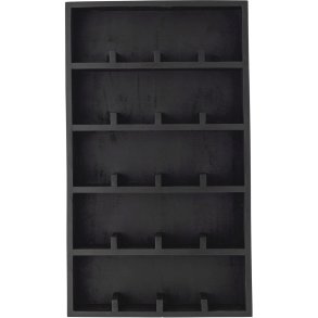 Bloomingville Thessa Wandplank 48,5x82,5 cm, Zwarte Mangoboom