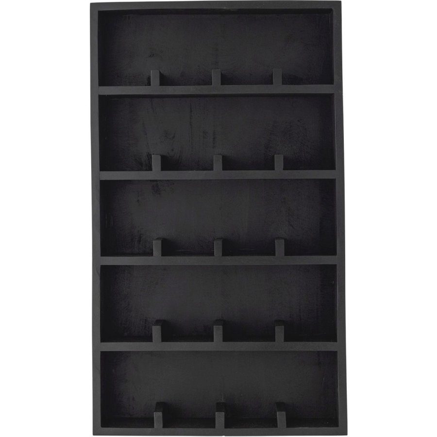 Bloomingville Thessa Wandregal 48,5x82,5 cm, Schwarzer Mangobaum