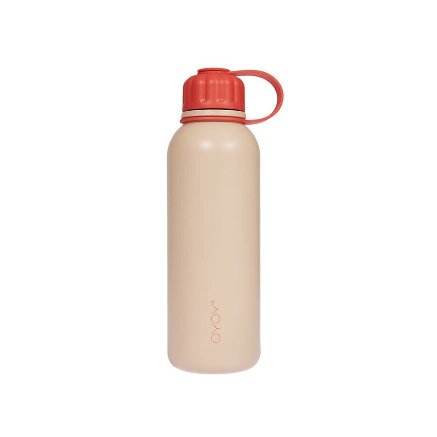 OYOY Pullo Trinkflasche 520 ml, Coral/Cherry Red