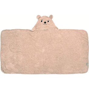 FILIBABBA Handdoek met capuchon 140x70 cm, Beer