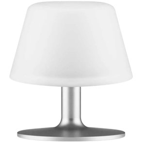 Eva Solo SunLight Tafellamp H15 cm, Wit/Staal