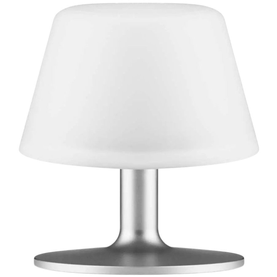 Eva Solo SunLight Tafellamp H15 cm, Wit/Staal