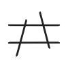 Andersen Furniture Hylde A-Shelf large, Sort