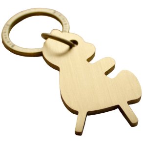 Brainchild The Teddybear Schlüsselanhänger 5 cm, Messing