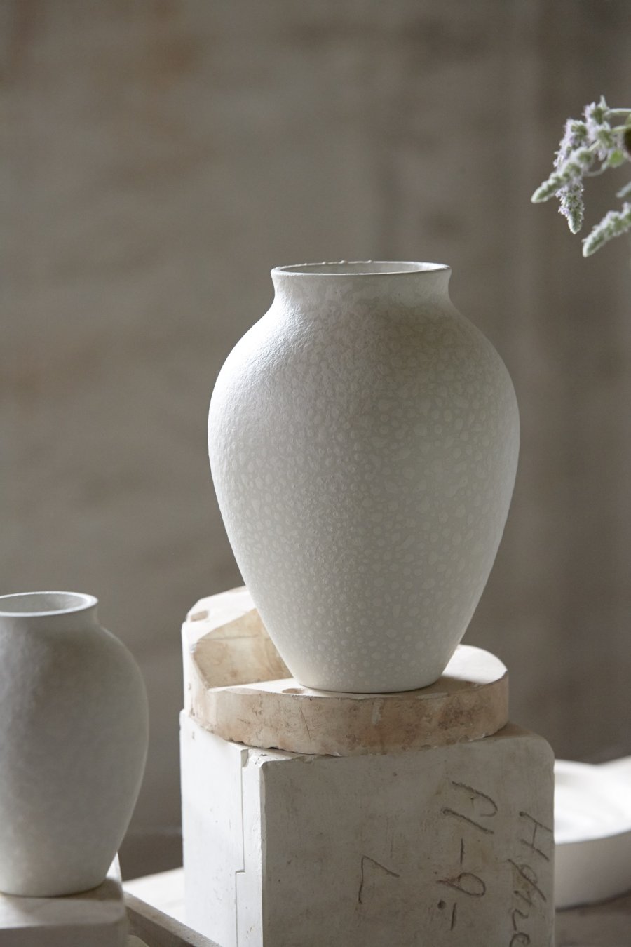 Knabstrup Keramik Vase 20 cm, Wei