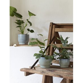 Knabstrup Keramik Urtepotteskjuler H15 cm, Soft Mint