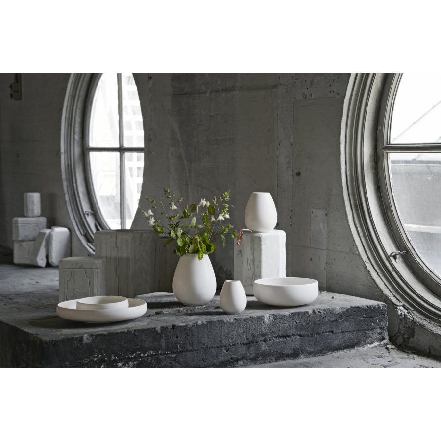 Knabstrup Keramik Earth Sk�l �30 cm, Kalkhvid