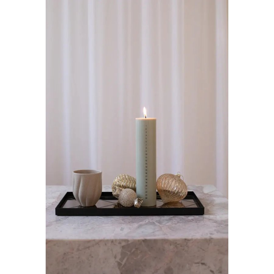 Specktrum Kalenderlys 6 cm/H25 cm, Sage