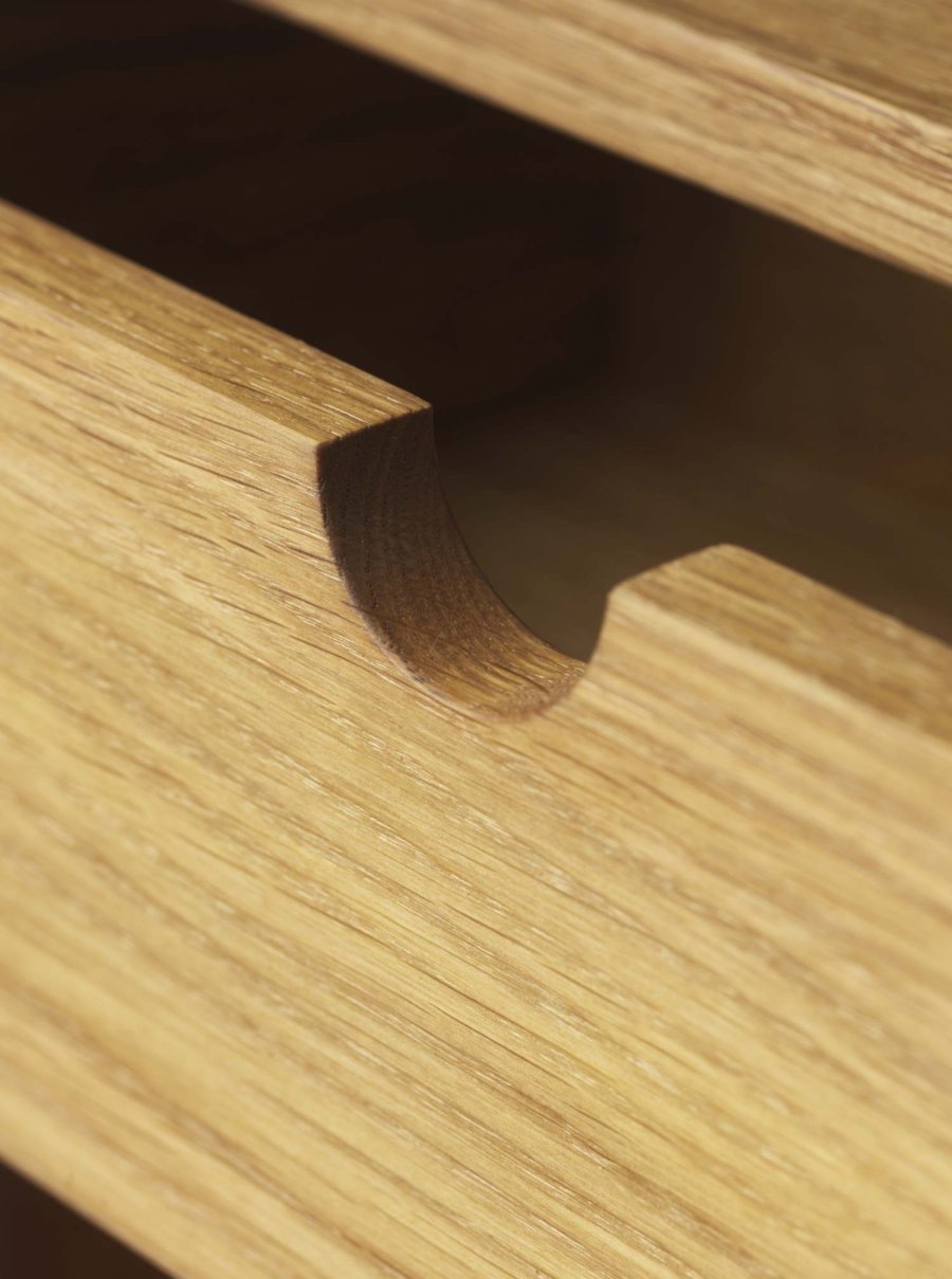 FDB Mbler B99 Wandschrank 35 × 35 cm, Geölte Eiche