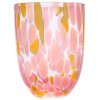 Anna von Lipa Big Confetti Tumbler Trinkglas 25 cl, Rosa/Gelb