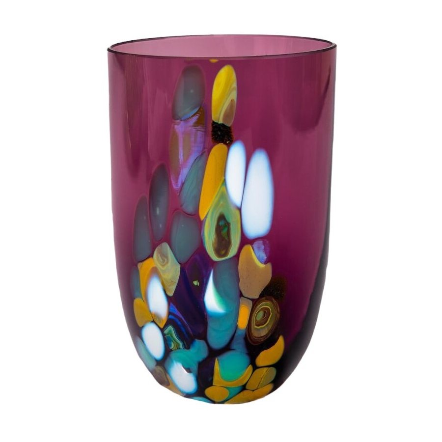 Anna von Lipa Marble Tumbler Trinkglas 45 cl, Mulberry Purple