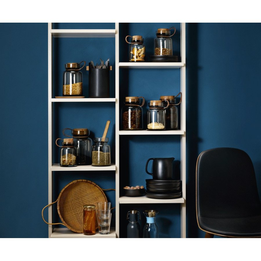 Eva Solo Silhouette Glazen Voorraadpot 1 L, Smokey Grey