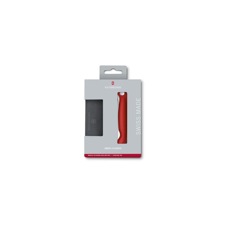 Victorinox Skrebrt m. Foldbarkniv, Rd