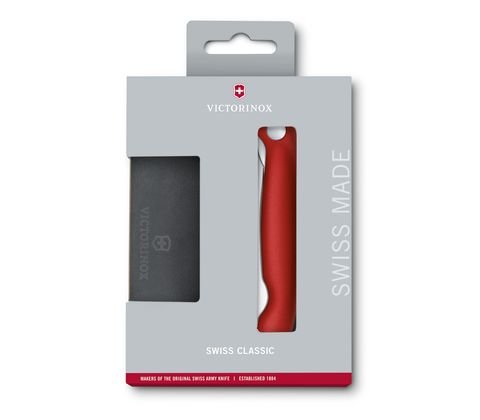 Victorinox Skrebrt m. Foldbarkniv, Rd