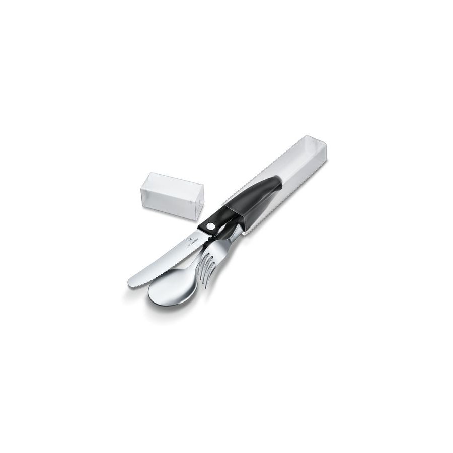 Victorinox Bestikst SwissClassic 3 Dele, Sort