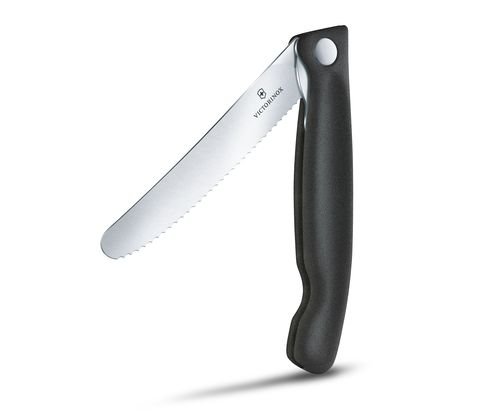 Victorinox Foldbarkniv SwissClassic 11 cm, Sort