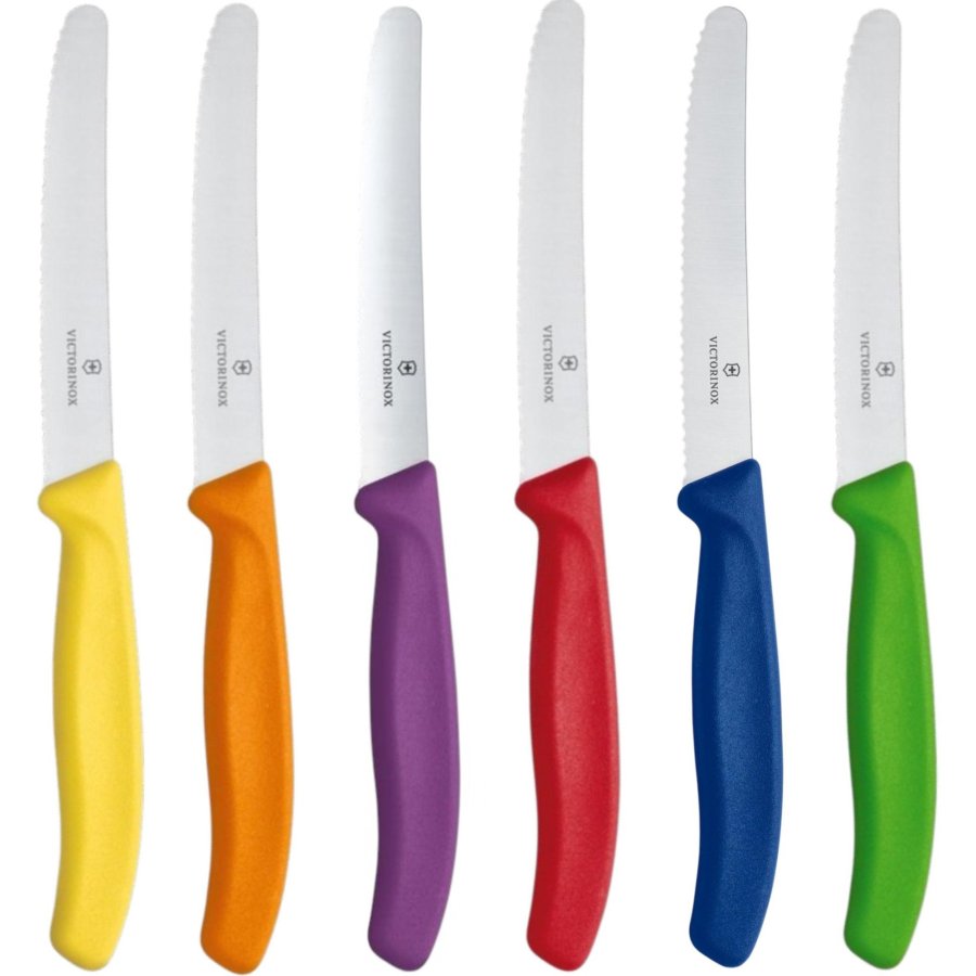 Victorinox Swiss Classic Messerset 6-teilig. 11 cm, Farbig