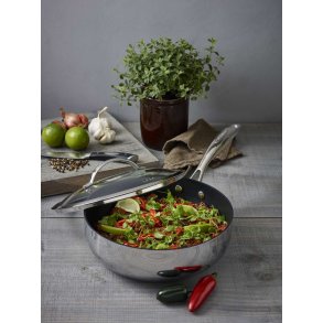 Scanpan HaptIQ Sauteuse m. Non-stick Belægning og Låg 26 cm/3,7 L