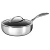 Scanpan HaptIQ Sauteuse mit Antihaft Beschichtung und Deckel 26 cm/3,7 L