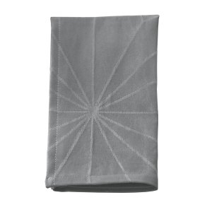 Novoform Stars Stoffservietten 4er Set 45x45 cm, Wintergrau