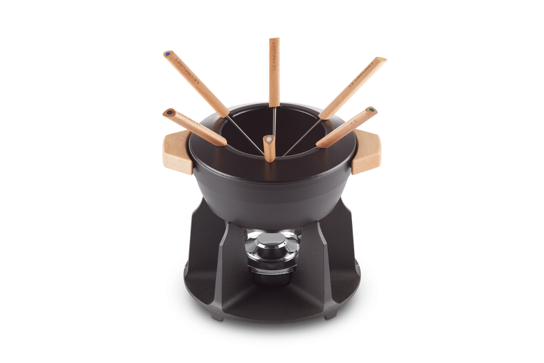 Le Creuset Luxe Fonduest, Mat Sort