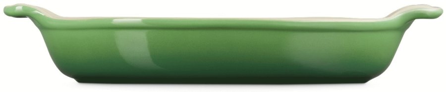 Le Creuset Herritage Ovalt Fad 28 cm, Bamboo Green