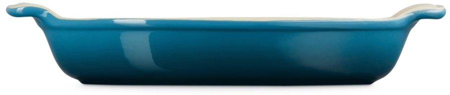 Le Creuset Herritage Ovalt Fad 28 cm, Deep Teal