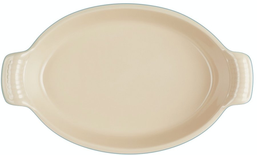 Le Creuset Herritage Ovalt Fad 28 cm, Deep Teal