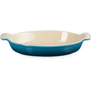 Le Creuset Herritage Ovalt Fad 28 cm, Deep Teal