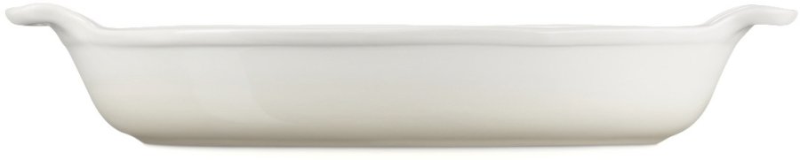 Le Creuset Herritage Ovalt Fad 28 cm, Meringue