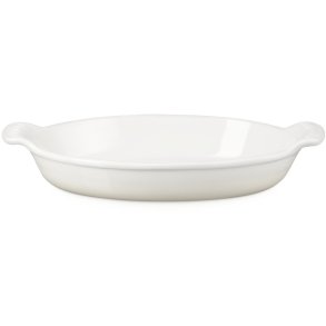 Le Creuset Herritage Ovalt Fad 28 cm, Meringue