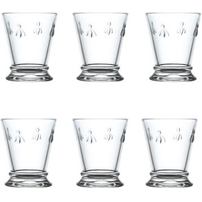 La Roch�re Abeille Vandglas 6 stk. 19 cl, Klar