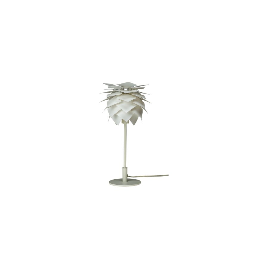 Dyberg Larsen PineApple Tischlampe H37 cm, Wei