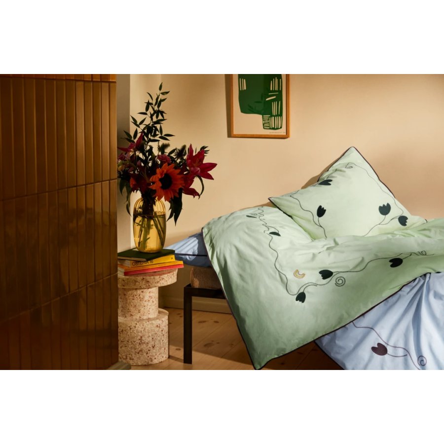 Juna x KIMPOP Lollipop Senget�j 140x200 cm, Lys Gr�n