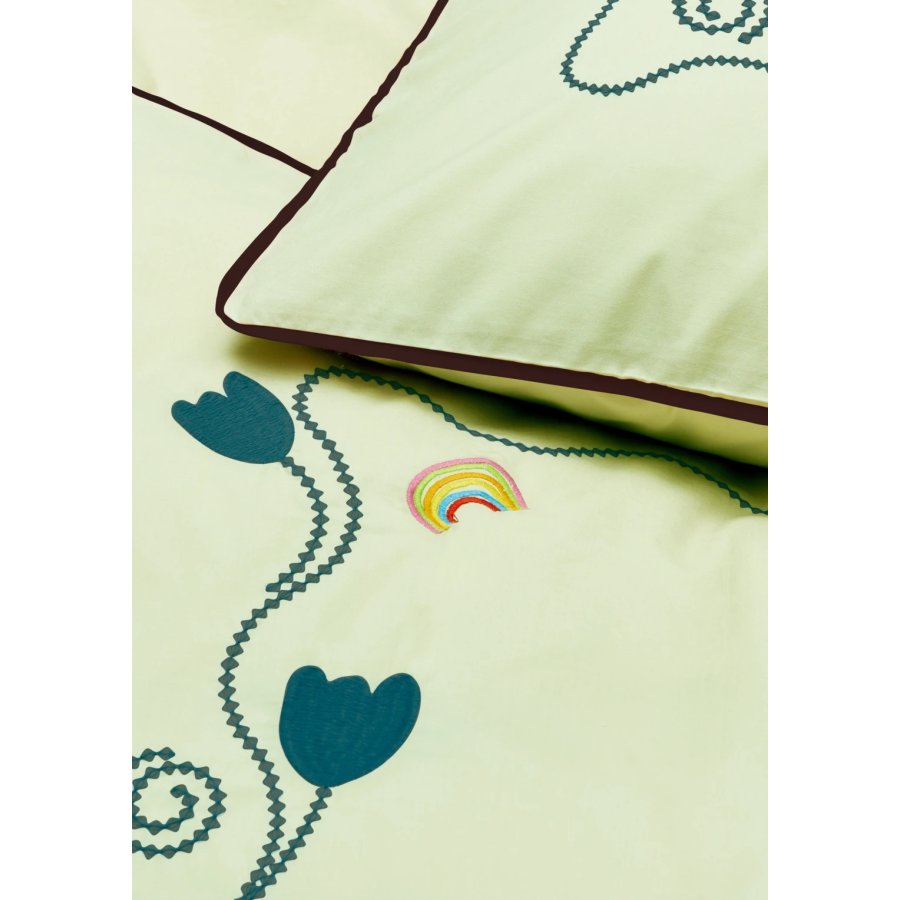 Juna x KIMPOP Lollipop Senget�j 140x200 cm, Lys Gr�n