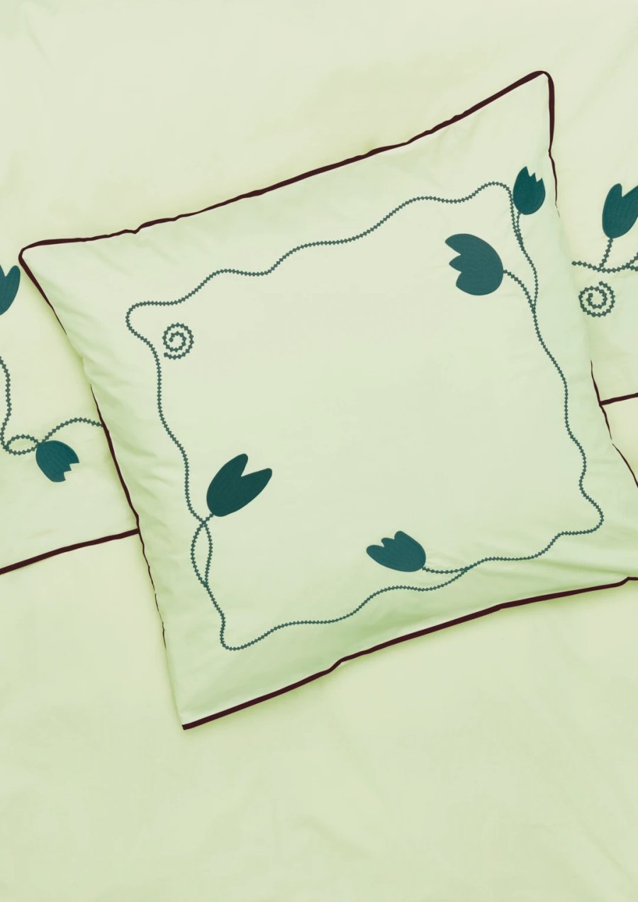 Juna x KIMPOP Lollipop Senget�j 140x200 cm, Lys Gr�n