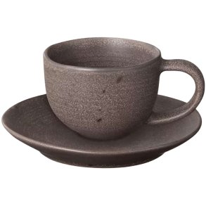 blomus KUMI Expresso Tasse mit Untertasse 2er Set. 19 cl, Espresso