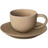 BLOOMUS KUMI Espressotasse mit Untertasse 2er Set. 6 cl, Fungi