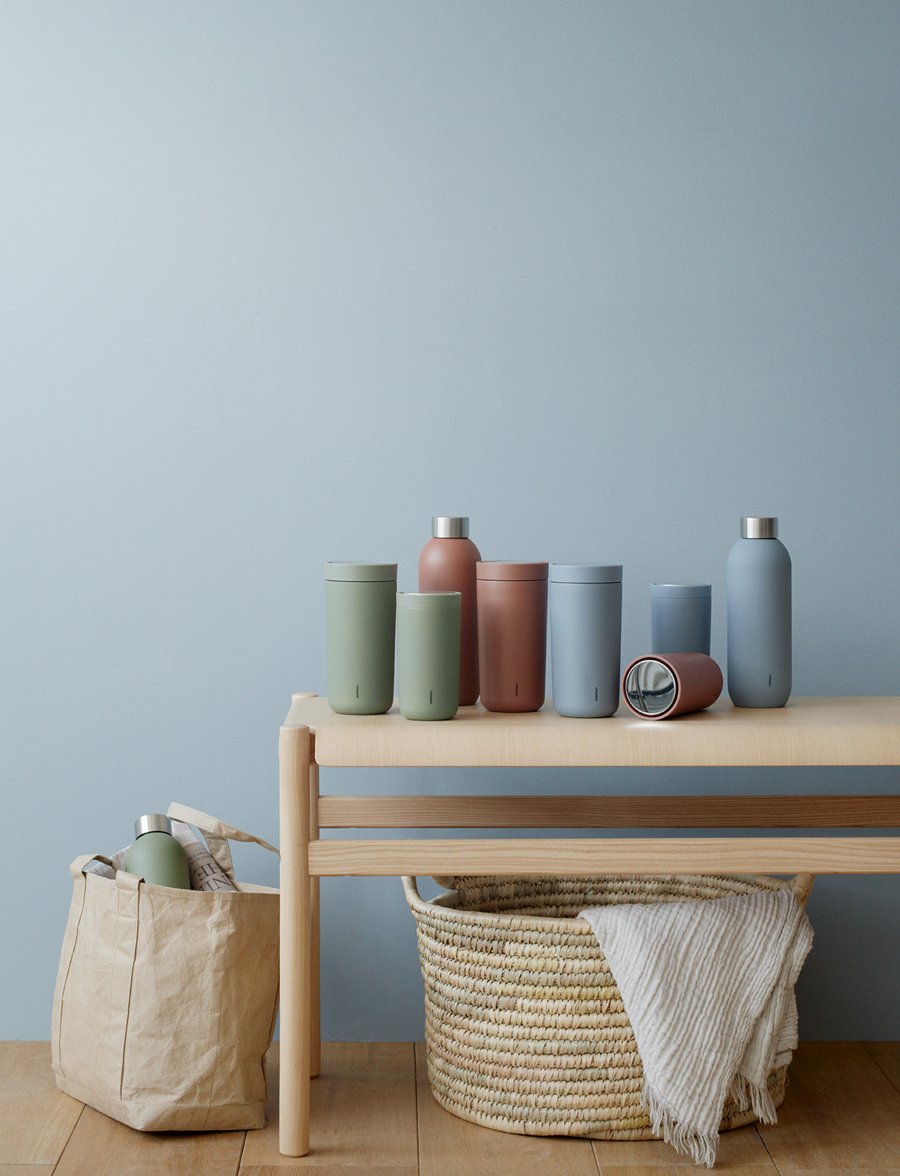 Stelton Click To Go Kop 0,2 L, Dusty Blue