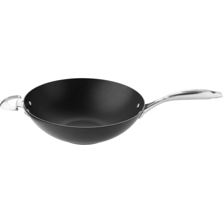 Scanpan Pro IQ Wok m. Non-stick Belgning 32 cm