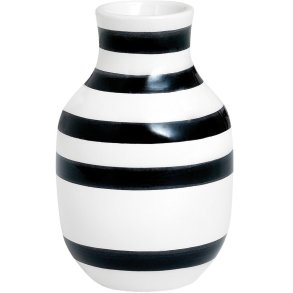 Kähler Omaggio Vase H12,5 cm, Sort