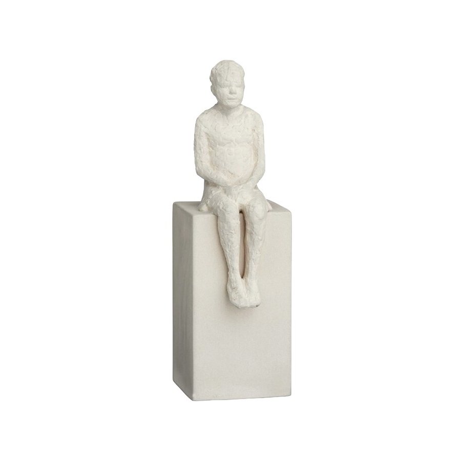 Khler Figur Die Trumerin H21 cm, unglasiert