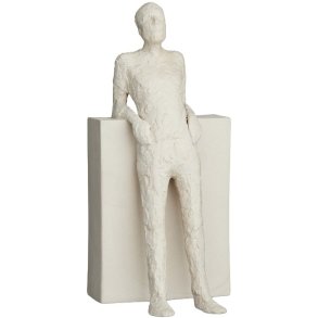 Khler Figur Der Lebensgenieer H22 cm, unglasiert