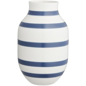 K�hler Omaggio Vase H31 cm, Stahlblau