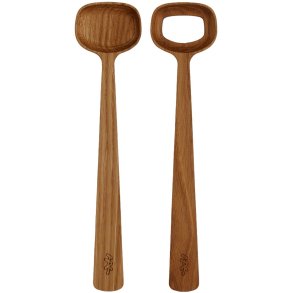 Kähler Hammershøi Salatbestik 27 cm, Eg
