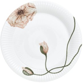 Kähler Hammershøi Poppy Tallerken 27 cm, Hvid
