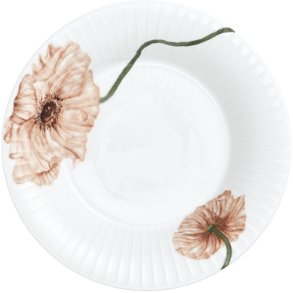 Kähler Hammershi Poppy Suppenteller 21 cm, Weiß