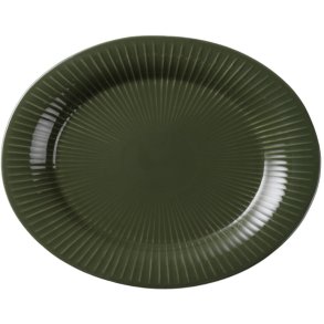 Kähler Hammershi Ovalt Bordfad 28,5x22,5 cm, Mrk Grn