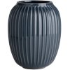 Kähler Hammershi Vase H21 cm, Antracitgr