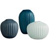 Khler Hammershi Minivase 3er Set, Hellblau